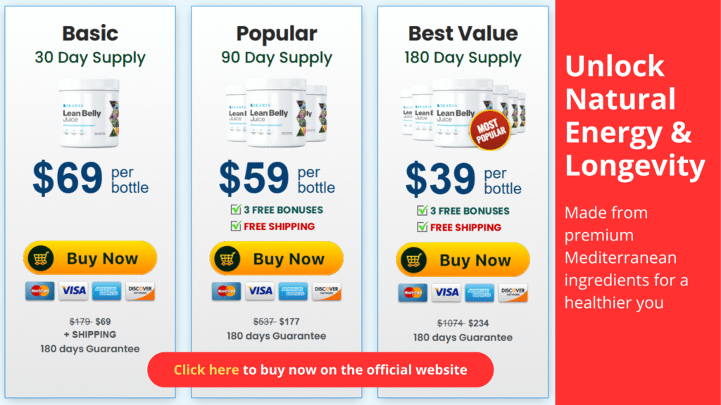 buy now Ikaria Lean Belly Juice in oficial website