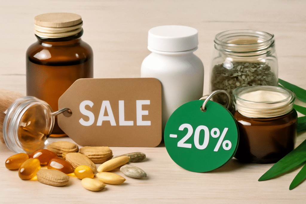 Discover the best online discounts on natural health products right now. Save on top-quality supplements, organic skincare, and wellness essentials for a healthier you.